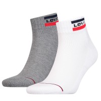 2-stuks verpakking Levis Sport Mid Cut Sock