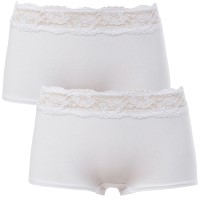 2-Pacote Trofe Lace Trimmed Boxer Briefs