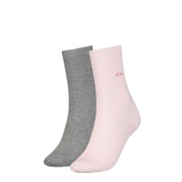 2-Pacote Calvin Klein Annika Flat Knit Sock