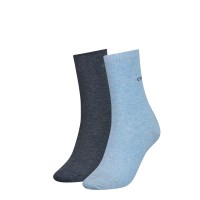 2-Pacote Calvin Klein Annika Flat Knit Sock