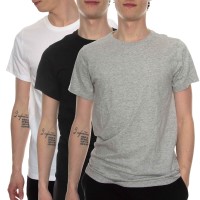 3-Csomagolás Calvin Klein Cotton Stretch Crew Neck T-Shirt