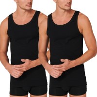2-Pakk Schiesser 95-5 Organic Cotton Athletic Shirt