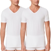 2-Pakk Schiesser 95-5 Organic Cotton V-Neck