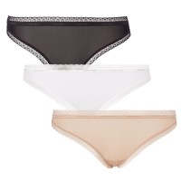 3-Pakuotė Calvin Klein Bottoms Up Refresh Bikinis