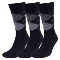 3-Pakk Amanda Christensen True Ankle Argyle Sock