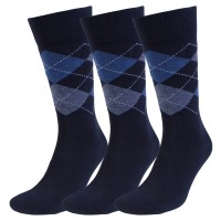 3-Pakk Amanda Christensen True Ankle Argyle Sock