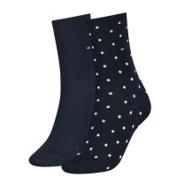 2-Pakk Tommy Hilfiger Women Dot Sock