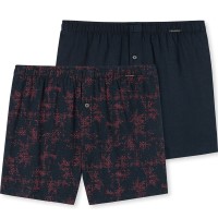 2-Balit Schiesser Fun Prints Boxer Shorts 