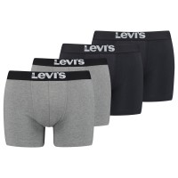 4-Csomagolás Levis Solid Basic Boxer Brief 