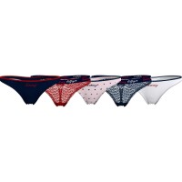 5-Pakning Tommy Hilfiger Tommy Holiday Thong Gift Box