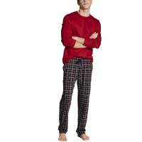 Calida Family and Friends Men Pyjama With Cuff
