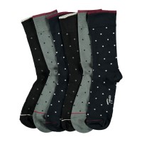 6-er-Pack Topeco Men Bamboo Printed Socks