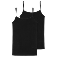 2-Pakk Schiesser 95-5 Organic Cotton Spaghetti Top