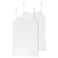 2-Pakk Schiesser 95-5 Organic Cotton Spaghetti Top