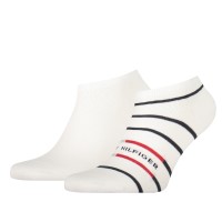 2-Pack Tommy Hilfiger Men Breton Stripe Sneaker Socks