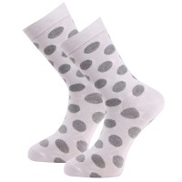 2-Pakk Trofe Bamboo Dot Socks 
