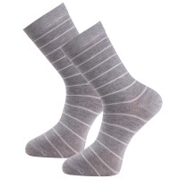 2-Pakning Trofe Bamboo Small Stripe Socks