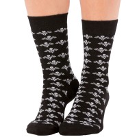 2-Pakk Trofe Bamboo Flower Socks