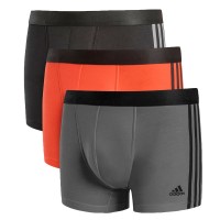 3-Pack Adidas Active Flex Cotton 3 Stripes Trunk