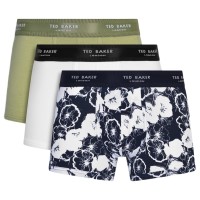 3-stuks verpakking Ted Baker Realasting Cotton Basic Trunks