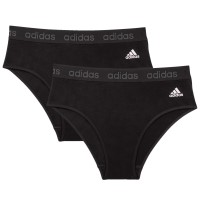2-er-Pack Adidas Solid Cotton Bikini Style Brief Multi