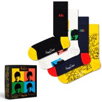 4-Pacchetto Happy Socks The Beatles Gift Box