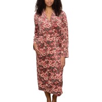 Trofe Flora Robe Velvet Silk Fleece 