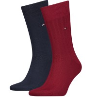 2-Pakning Tommy Hilfiger Men Fancy Rib OC Sock