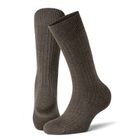 2-Pacote Panos Emporio Premium Mercerized Wool Rib Socks