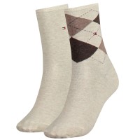 2-Paquet Tommy Hilfiger Check Sock
