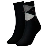 2-Paquet Tommy Hilfiger Check Sock
