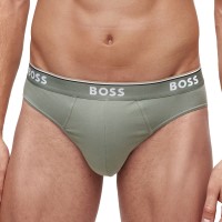 3-Pacote BOSS Solid Cotton Power Brief