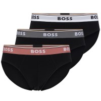 3-Pacote BOSS Solid Cotton Power Brief