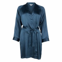 Lady Avenue Pure Silk Short Kimono