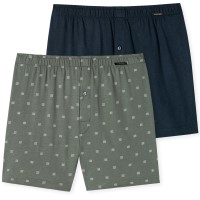 2-Pacote Schiesser Fun Print Boxershorts