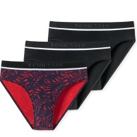 3-Pacote Schiesser 95-5 Printed Rio-Slip 