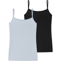2-Pakk Schiesser 95-5 Spagetti Top