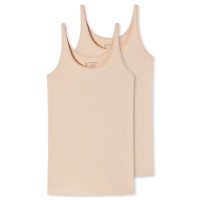 2-Pakk Schiesser 95-5 Organic Tank Top