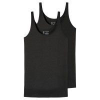 2-Pakk Schiesser 95-5 Organic Tank Top