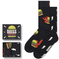 2-Csomagolás Happy Socks Blast Off Burger Socks Gift Set 
