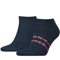 2-Pakning Tommy Hilfiger Men Sneaker Stripe Sock