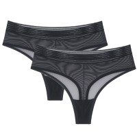 2-Pak Triumph Tempting Sheer Highwaist String