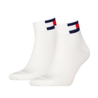 2-Pakning Tommy Men Uni Flag Quarter Sock