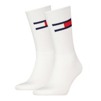 2-Pakkaus Tommy Men Uni TJ Flag Socks