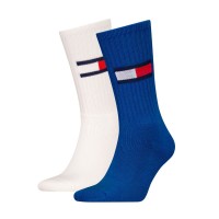 2-Pakning Tommy Men Uni TJ Flag Socks