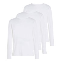 3-Pacote Tommy Hilfiger Premium Essentials Long Sleeve