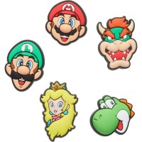 5-Pakkaus Crocs Jibbitz Super Mario