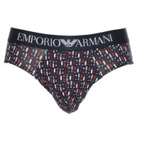 2-Paquet Armani Cotton Stretch Print Briefs