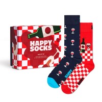 2-Pakuotė Happy Socks Wine Gift Set 