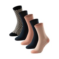5-Pacchetto Schiesser Stay Fresh Women Bluebird Socks 